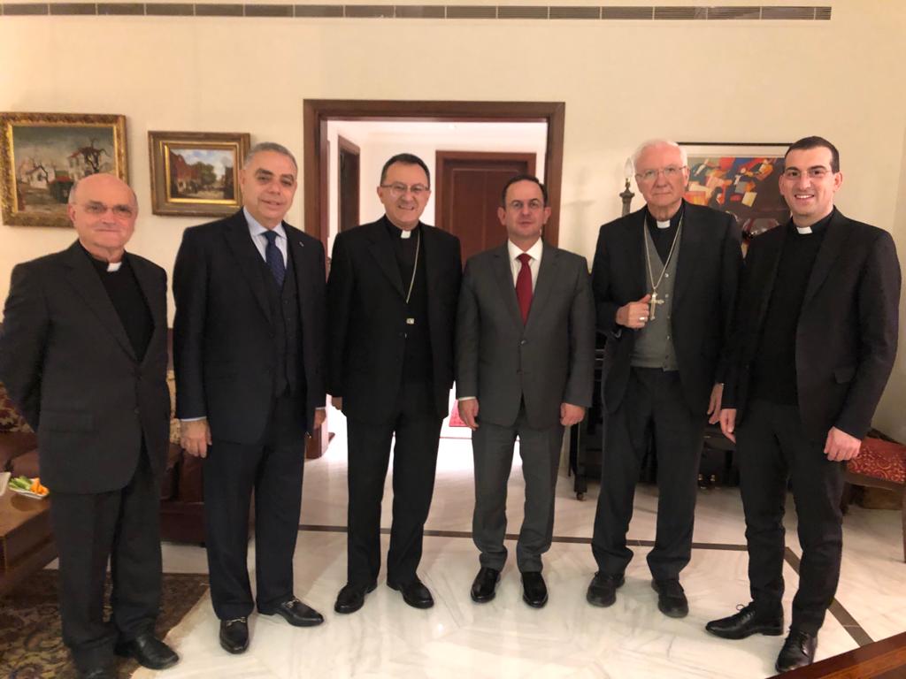 Don Remo e Mons. Marini con il Nunzio Apostolico e il Ministro del Turismo